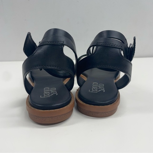 Franco Sarto Glora Leather Sandals in Black Size 7.5 - Picture 4 of 7